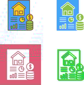 Loan Icon Design vector