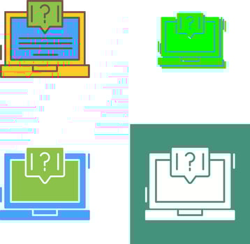 Question Icon Design vector