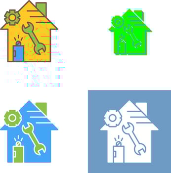 home repair Icon Design vector