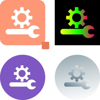 Unique Technical Support Icon Design vector