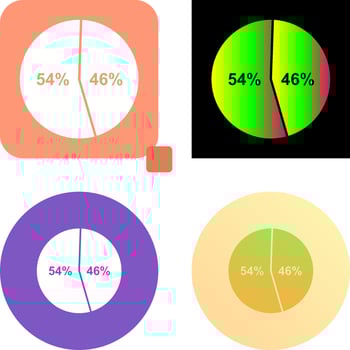 Candidate Stats Icon Design vector