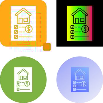 List Icon Design vector