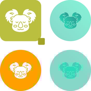Koala Icon Design vector
