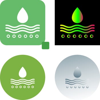 Moisture Icon Design vector