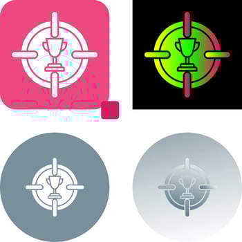 Target Icon Design vector