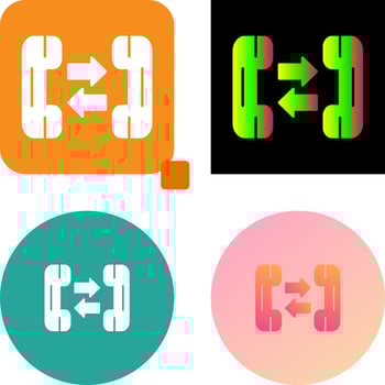 Phone Call Icon Design vector