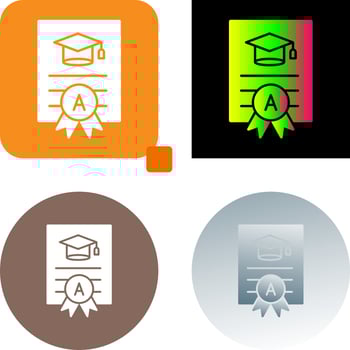 Report Card Icon Design vector