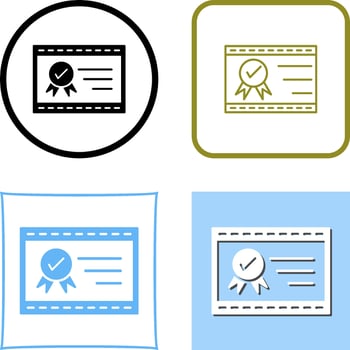 Unique Quality Assurance Icon Design vector
