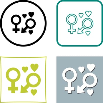 Genders Icon Design vector