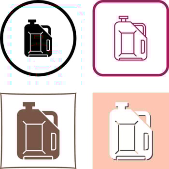 Jerrycan Icon Design vector