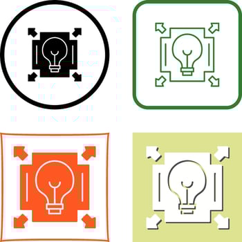 Diffusion Icon Design vector