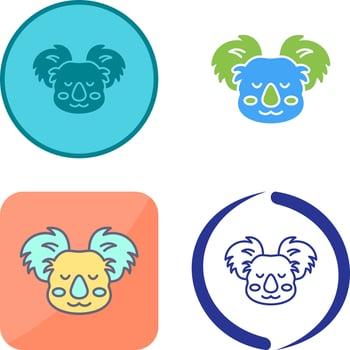 Koala Icon Design vector