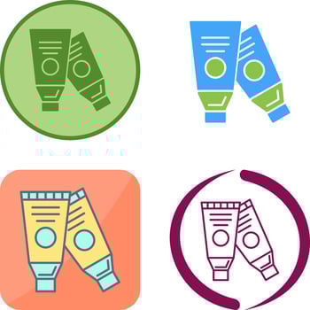 Paint Tube Icon Design vector