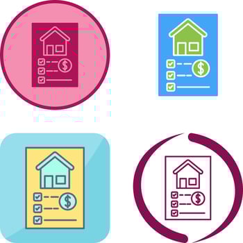 List Icon Design vector