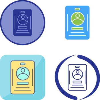 Office Card Icon Design vector