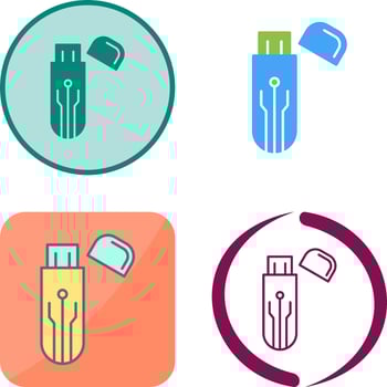 Usb Icon Design vector