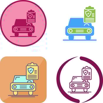 Protection Policy Icon Design vector
