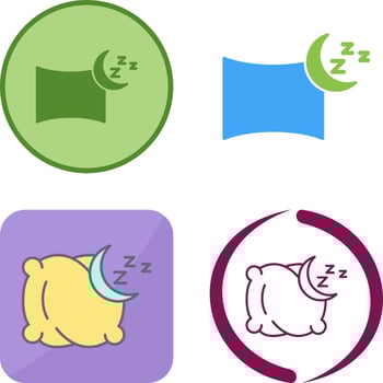 Pillow Icon Design vector