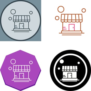 Store Icon Design vector