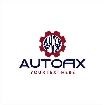 Auto fix logo design for your company vector