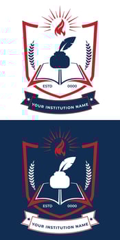 Education logo design template vector