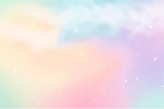 Rainbow pastel blurred background vector