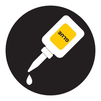 Glue icon design vector