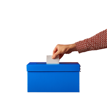 The Essence of Democracy, A Hand Casting a Vote in a Ballot Box png