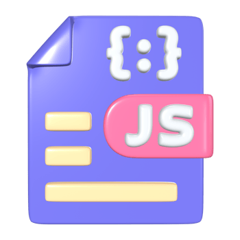 Javascript File 3D Illustration Icon png