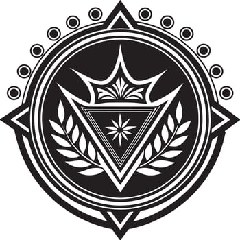 App icon design black and white illustration vector