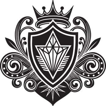 App icon design black and white illustration vector