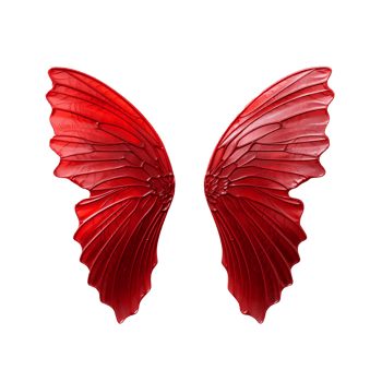angel wings with transparent background, file png