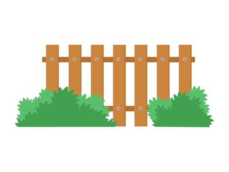 Wood Fence Background vector