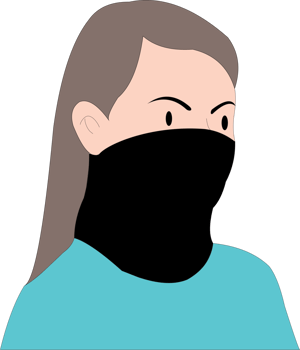 Buff mask black 5 png
