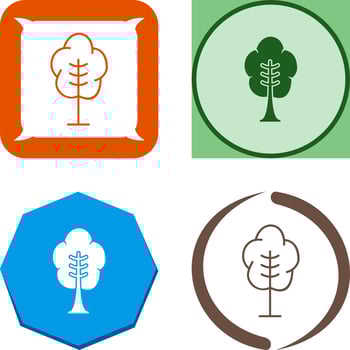 Tree Icon Design vector