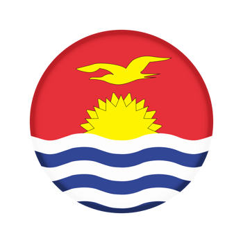 Round flag of Kiribati png