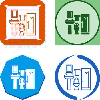 Bath Icon Design vector