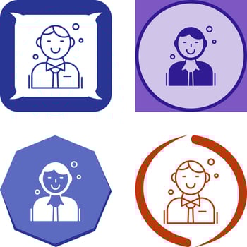Employee Icon Design vector