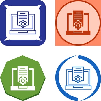 Research Icon Design vector