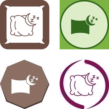 Pillow Icon Design vector