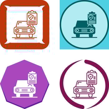 Protection Policy Icon Design vector