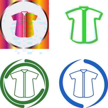 Check Shirt Icon Design vector