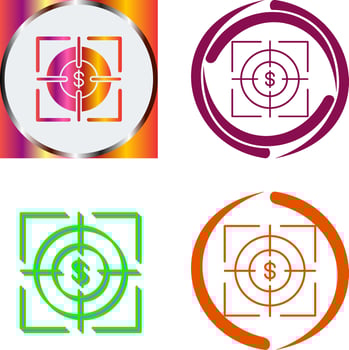 Target Icon Design vector
