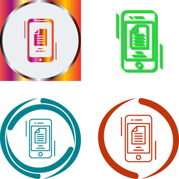 Note Icon Design vector