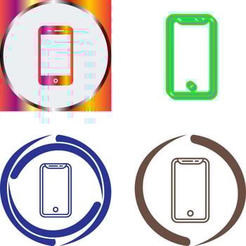 Smartphone Icon Design vector