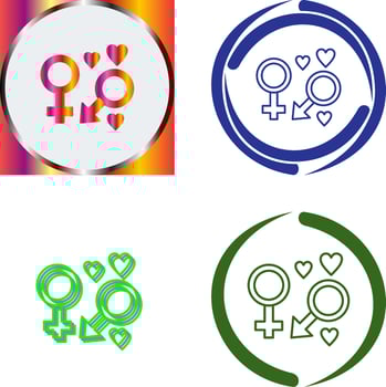 Genders Icon Design vector
