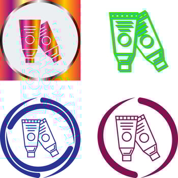 Paint Tube Icon Design vector