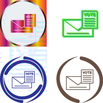 Letter Icon Design vector