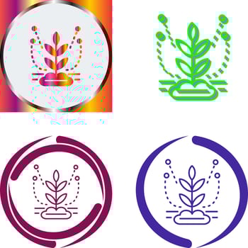 Irrigation System Icon Design vector