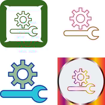 Unique Technical Support Icon Design vector
